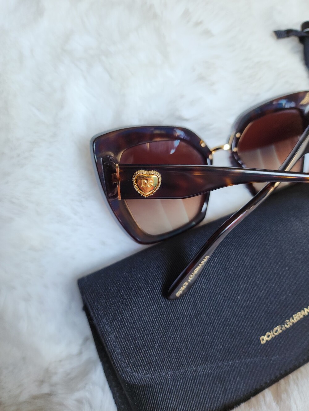 DOLCE & GABBANA Havana Cat Eye Women's 52 mm Sunglasses